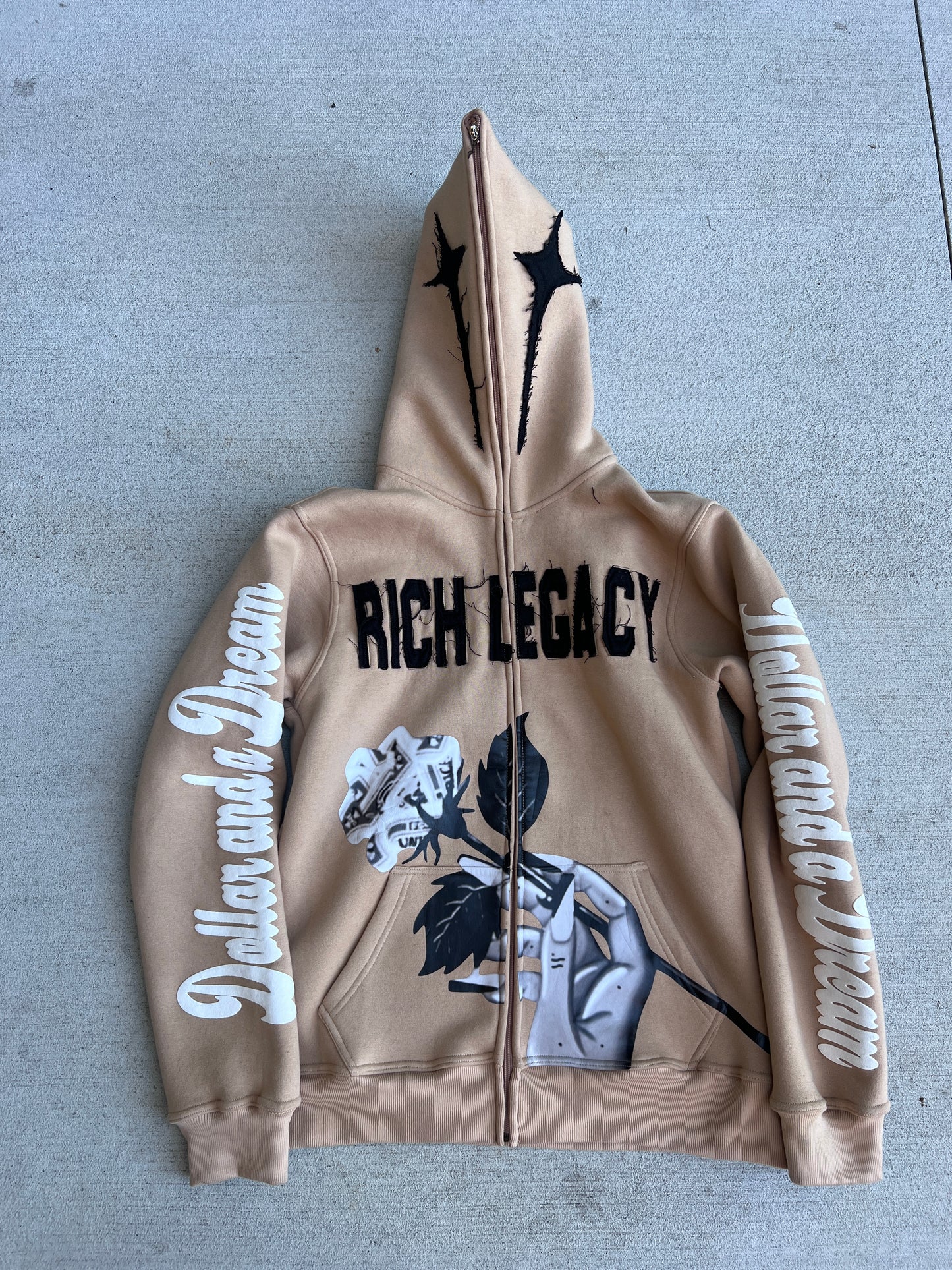 “Cantaloupe Tan” Rich Legacy Full Zip Jacket