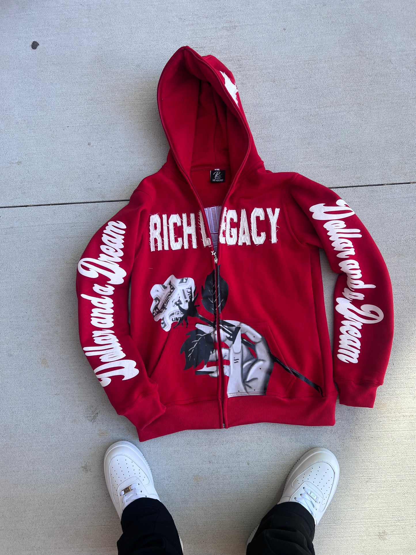 “Cherry Red” Rich Legacy Full Zip Jacket