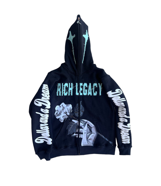 “John Wick Black” Rich Legacy Full Zip Jacket